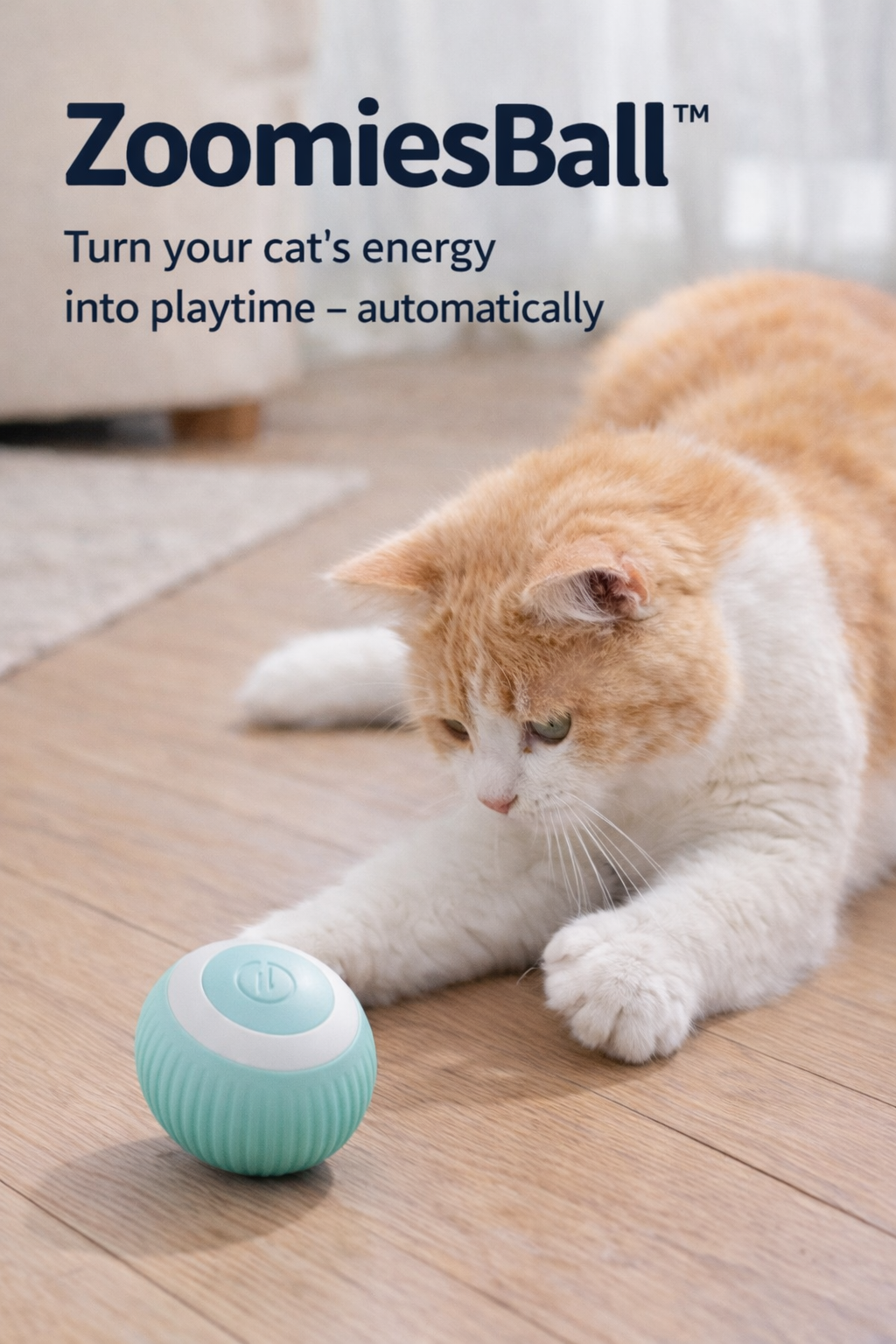 ZoomiesBall - Turn your cat’s energy into playtime